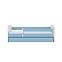 Kinderbett Babydreams blau 80x160,2