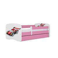 Kinderbett Babydreams rosa 80x160 Auto