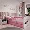 Kinderbett Babydreams rosa 80x160 Auto,5