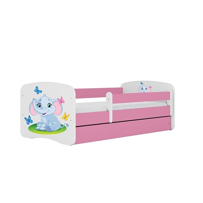 Kinderbett Babydreams rosa 80x160 Elefant