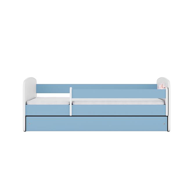 Kinderbett Babydreams blau 80x180 Pferd