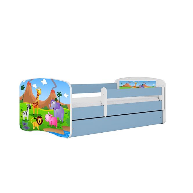 Kinderbett Babydreams blau 80x180 Safari