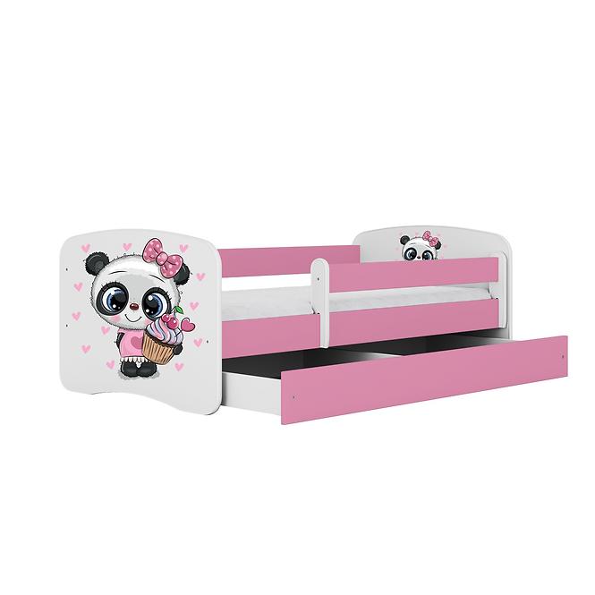 Kinderbett Babydreams+M rosa 70x140 Panda