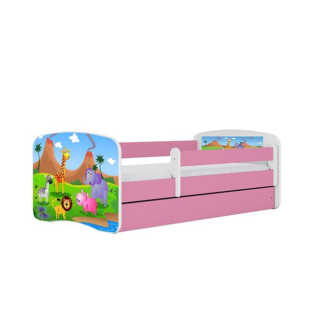 Kinderbett Babydreams+M rosa 70x140 Safari