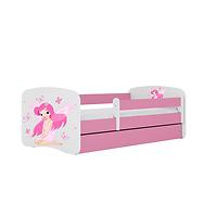 Kinderbett Babydreams+M rosa 70x140 Feuerwehrauto