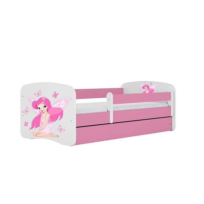 Kinderbett Babydreams+M rosa 70x140 Feuerwehrauto