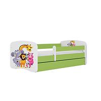 Kinderbett Babydreams+M grün 70x140 Zoo