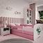 Kinderbett Babydreams+M rosa 80x180 Dinosaurier,5