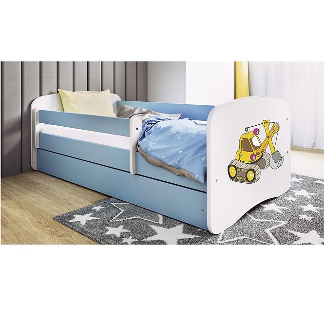 Kinderbett Babydreams+SZ+M blau 80x180 Bagger