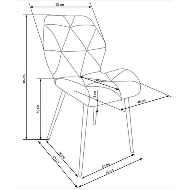 Stuhl W161 Grün