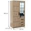 Schrank Kos D2 eiche artisan/spiegel,2