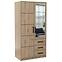 Schrank Kos D2 eiche artisan/spiegel,3