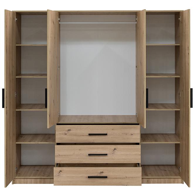 Schrank Kos D4 eiche artisan/spiegel