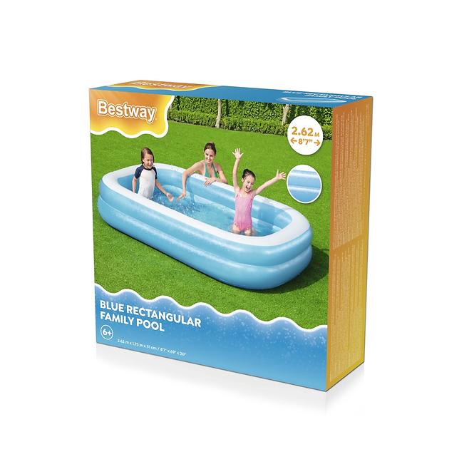 Aufblasbarer Kinderpool 2,62 x 1,75 x 0,51 m 54006