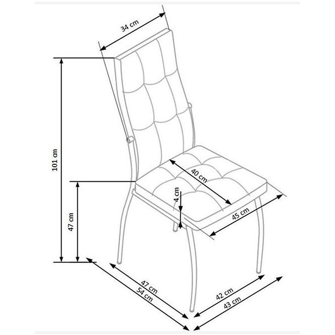 Stuhl W146 Eco grau