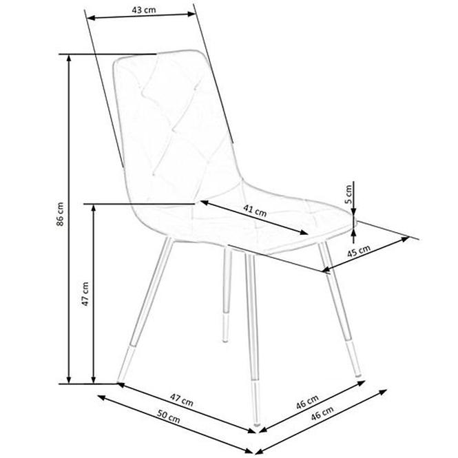 Stuhl W154 grau