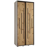 Schrank 45 Canaris 12 100 weiß/artisan/schwarz