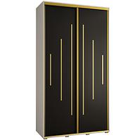 Schrank 45 Canaris 12 140 weiß/schwarz/gold