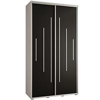 Schrank 45 Canaris 12 140 weiß/schwarz/silver