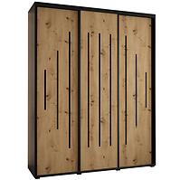 Schrank 45 Canaris 12 190 schwarz/artisan/schwarz