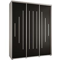 Schrank 45 Canaris 12 200 weiß/schwarz/silver