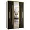 Schrank 45 Canaris 13 150 weiß/schwarz/gold