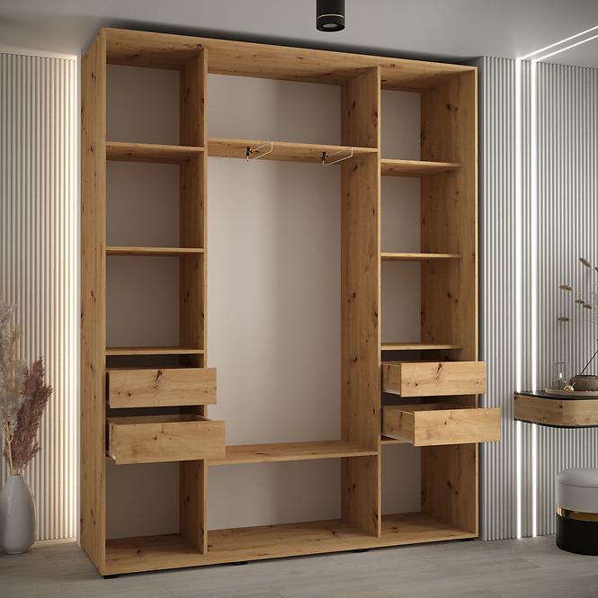 Schrank 45 Canaris 13 200 weiß/silver