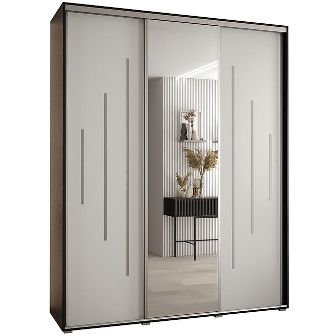 Schrank 45 Canaris 13 200 schwarz/weiß/silver