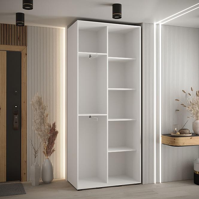 Schrank 45 Canaris 3 100 weiß/artisan/silver