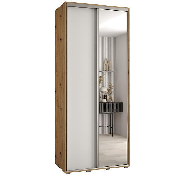 Schrank 45 Canaris 3 130 artisan/weiß/silver