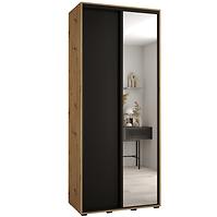 Schrank 45 Canaris 3 130 artisan/schwarz/schwarz