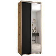 Schrank 45 Canaris 3 130 artisan/schwarz/silver