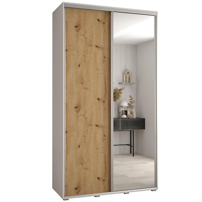 Schrank 45 Canaris 3 130 weiß/artisan/silver