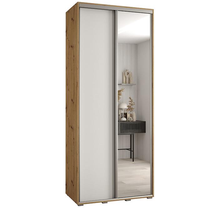 Schrank 45 Canaris 3 140 artisan/weiß/silver