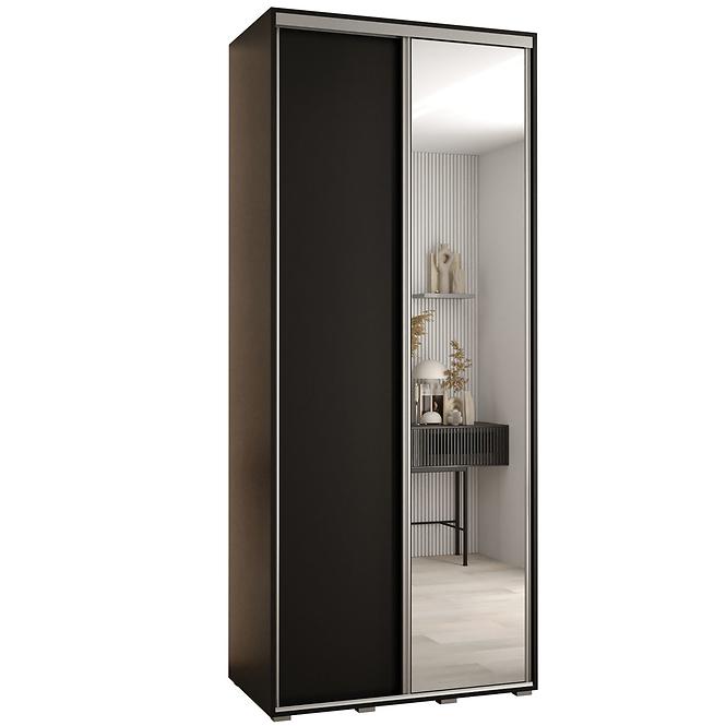 Schrank 45 Canaris 3 140 schwarz/silver