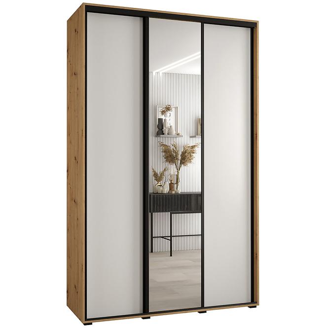 Schrank 45 Canaris 3 150 artisan/weiß/schwarz