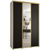 Schrank 45 Canaris 3 150 weiß/schwarz/gold