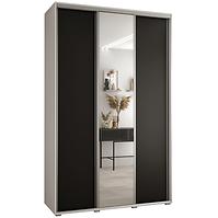 Schrank 45 Canaris 3 150 weiß/schwarz/silver