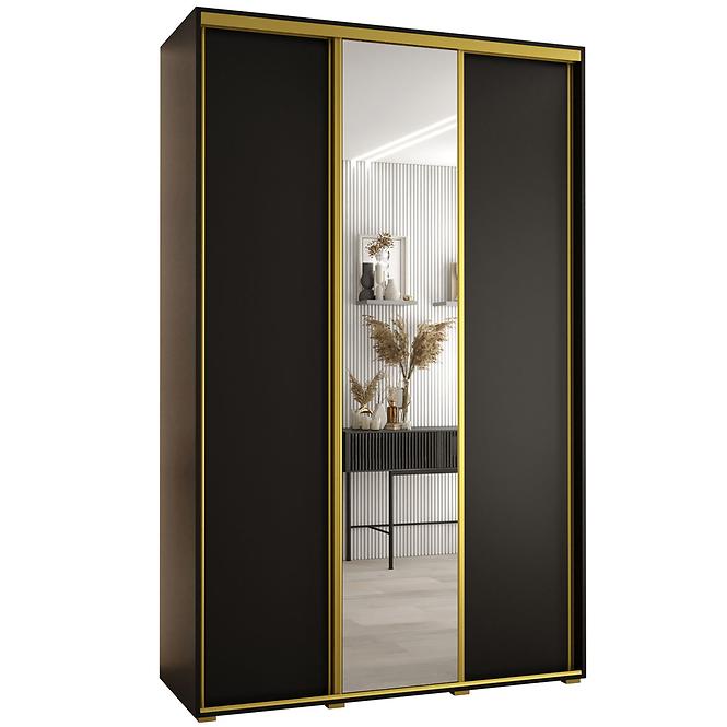 Schrank 45 Canaris 3 150 schwarz/gold