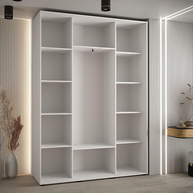 Schrank 45 Canaris 3 160 weiß/artisan/silver