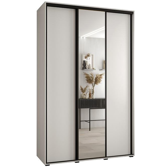 Schrank 45 Canaris 3 160 weiß/schwarz