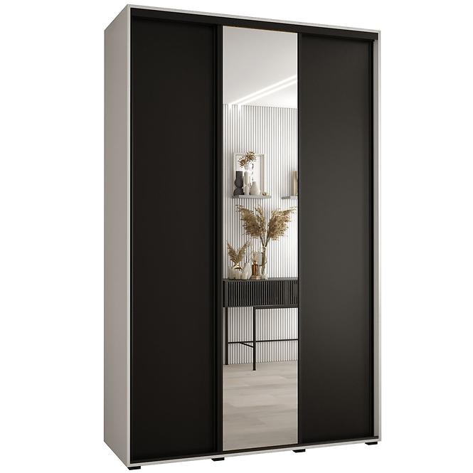 Schrank 45 Canaris 3 160 weiß/schwarz/schwarz