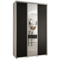 Schrank 45 Canaris 3 160 weiß/schwarz/silver