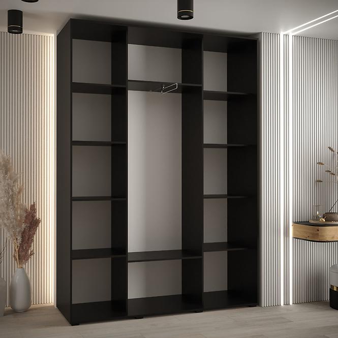 Schrank 45 Canaris 3 160 schwarz/artisan/schwarz