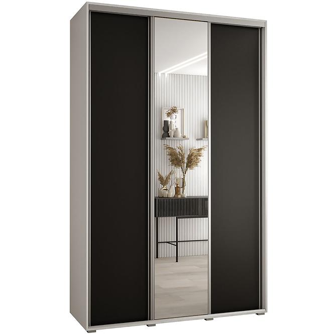 Schrank 45 Canaris 3 170 weiß/schwarz/silver