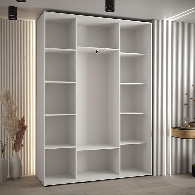 Schrank 45 Canaris 3 180 weiß/artisan/silver