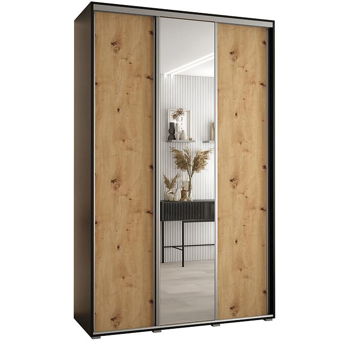 Schrank 45 Canaris 3 180 schwarz/artisan/silver