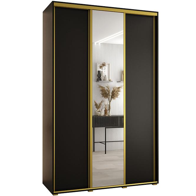 Schrank 45 Canaris 3 180 schwarz/gold