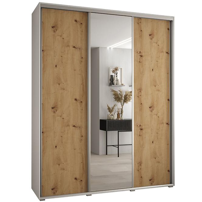 Schrank 45 Canaris 3 190 weiß/artisan/silver