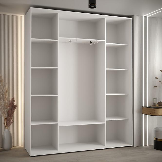 Schrank 45 Canaris 3 190 weiß/artisan/silver